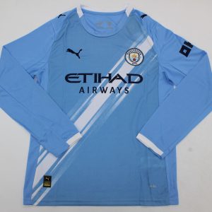 Manchester City 2025-2026 Home Long Sleeve