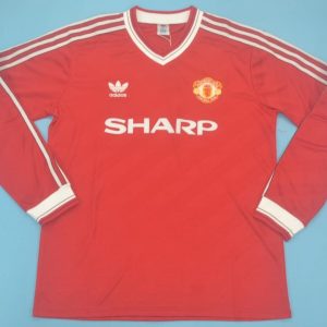 Manchester United 1986-1988 Home Long Sleeve