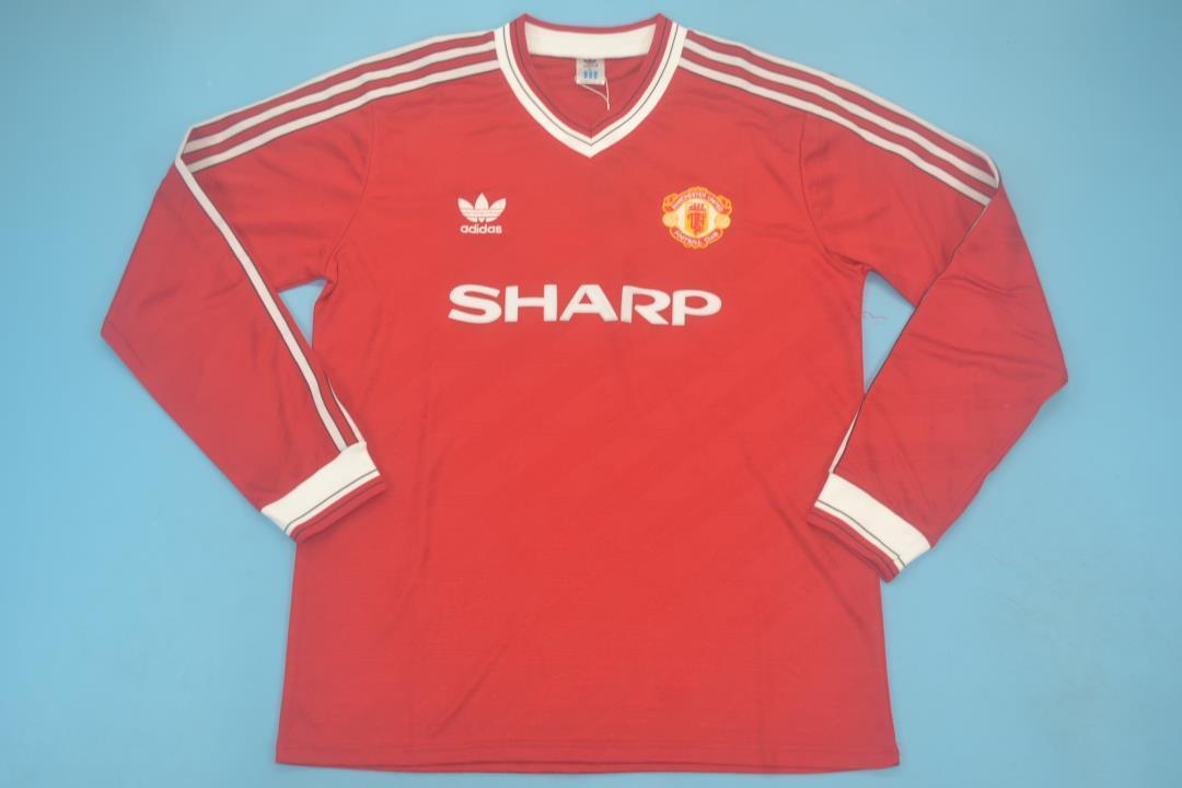 Manchester United 1986-1988 Home Long Sleeve
