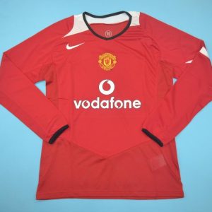 Manchester United 2004-2006 Home Long Sleeve