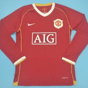 Manchester United 2006-2007 Home Long Sleeve