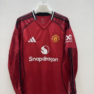 Manchester United 2025-2026 Home Long Sleeve