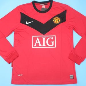 Manchester United Home 2009-2010 Long Sleeve