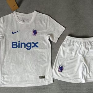 chelsea 25-26 white grey training kid kit 2025-2026